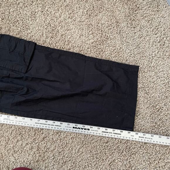 NWT Aerie Easiest Cargo Pant in black size XS pull-on high rise baggy - Picture 10 of 13